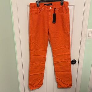 Buffalo Dan straight orange jeans 32x34